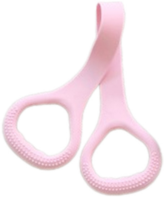 씨에카 실리콘 스트레칭 밴드, 파스텔핑크, 1개