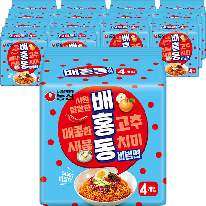배홍동 비빔면 137g, 60개