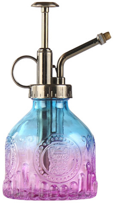 댓츠댓 레트로 프레스 유리 스프레이 분무기 유러피안 200ml, 1개, 그라데이션블루퍼플