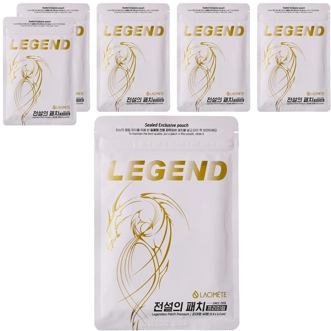라오메뜨 전설의 패치 프리미엄 준대형, 6개 - 쿠팡