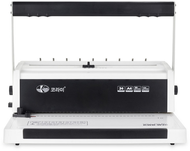 코라미 3:1 와이어링제본기 KWB-W20, 120매