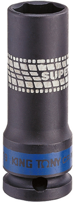 KING TONY 金統立 專業級工具1/2'DR 公制六角氣動特薄長套筒 KT441522M, 1個