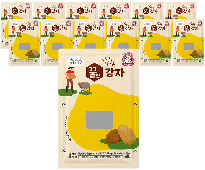 바로드숑 꿀맛 감자, 120g, 13개