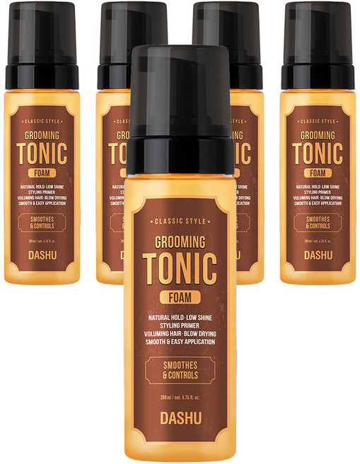 다슈 클래식 스타일 그루밍 토닉 폼 헤어왁스, 200ml, 5개