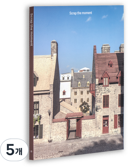 루카랩 스크랩 더 모먼트 노트, 09 러스틱 스트리트 무선, 5개