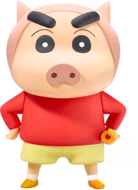 BANPRESTO 蠟筆小新 COSPLAY小新 肥嘟嘟左衛門 PVC 材質, 1個