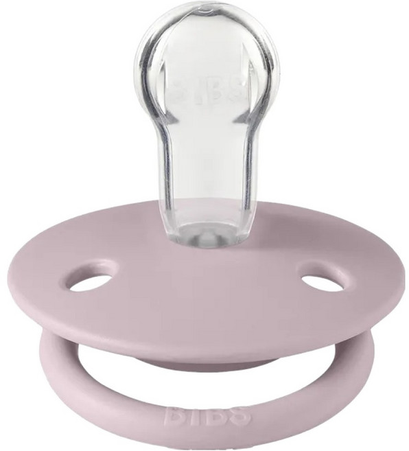 BIBS De Lux矽膠奶嘴, 0~18m, 淡紫, 1個