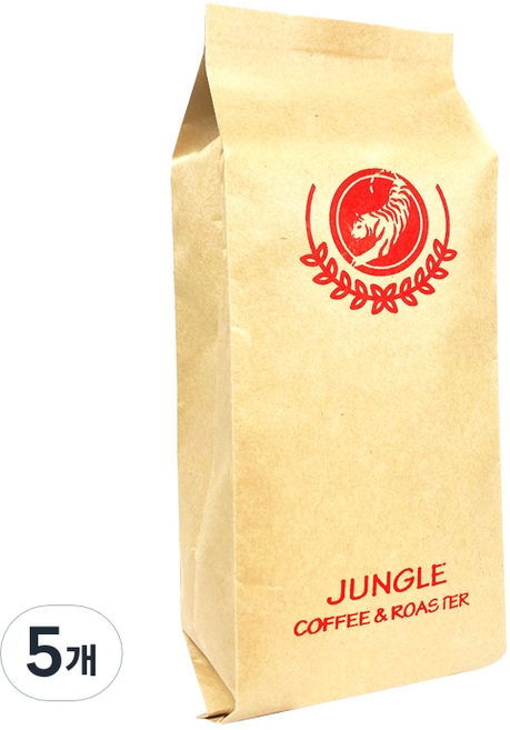 인도네시아 수마트라 만델링 G1 커피원두, 200g, 홀빈(분쇄안함), 5개