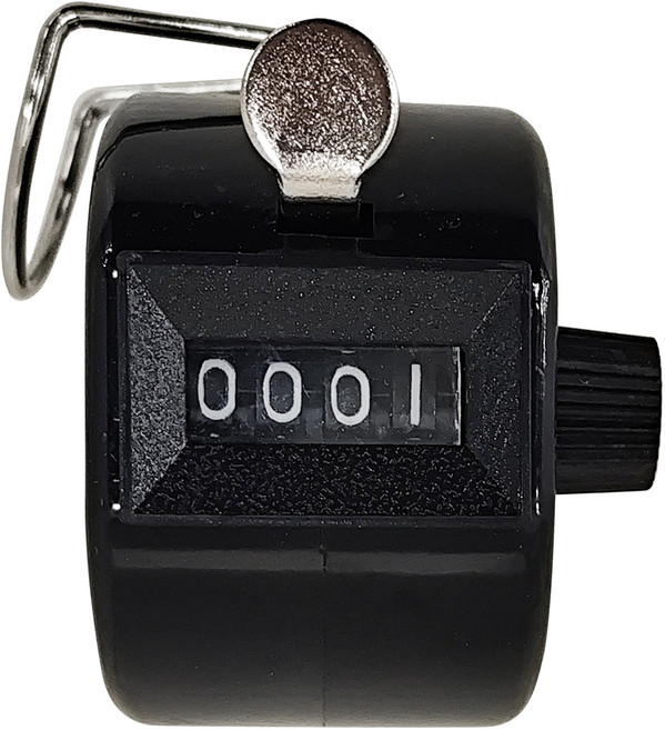 手持機械式計數器, 顏色隨機, 1個