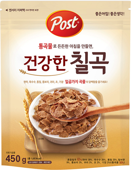 포스트 건강한 칠곡 시리얼, 450g, 1개