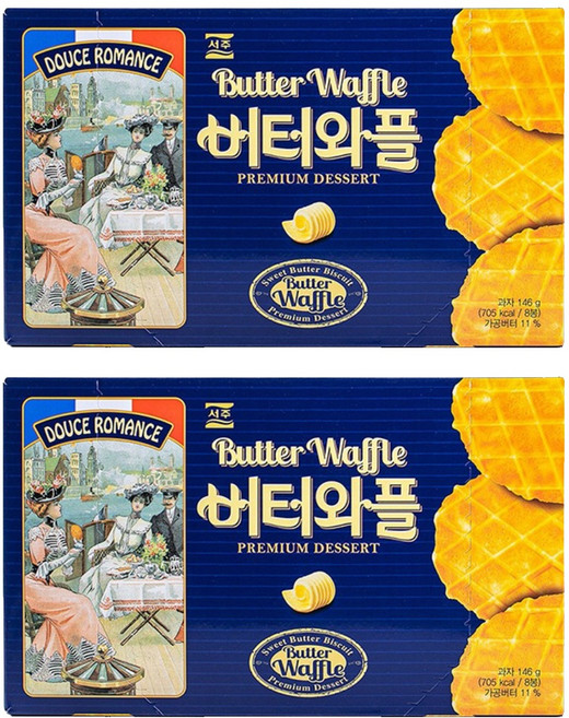 서주 버터와플 오리지널, 146g, 2개