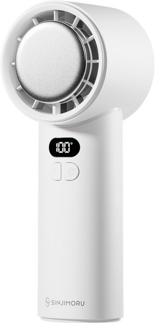 신지모루 오퓨리엠 쿨러팬 펠티어 냉각 휴대용 선풍기, 화이트