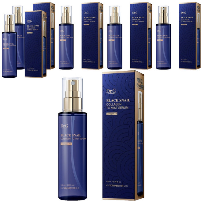 닥터지 블랙 스네일 콜라겐 투 미스트 세럼, 100ml, 6개