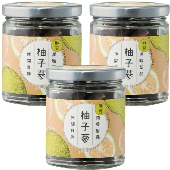 麻豆區農會 柚子蔘, 110g, 3罐