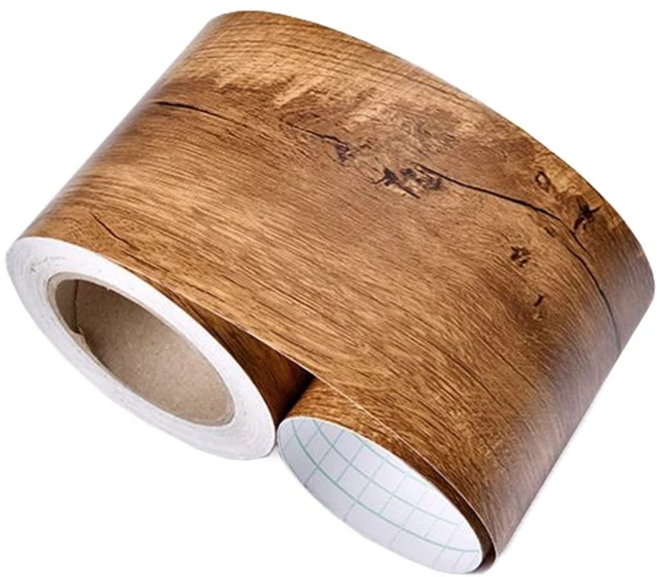 iINDOORS 英倫家居 木紋踢腳線 腰線貼 10 x 0.1m, P, 1個