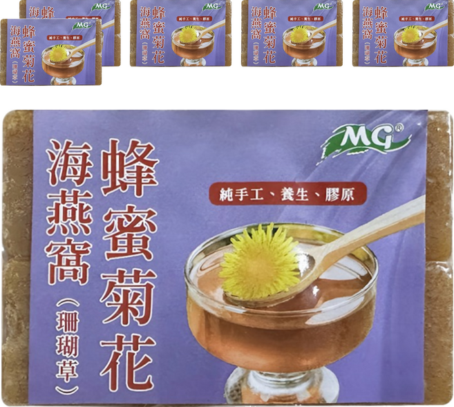 茂格生機 手工海燕窩 冰糖蜂蜜菊花, 270g, 6包
