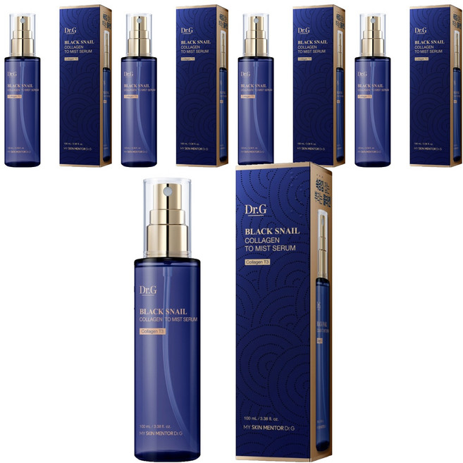 닥터지 블랙 스네일 콜라겐 투 미스트 세럼, 100ml, 5개