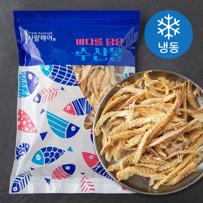 사랑해어 구워서 더 맛있는 황태채 (냉동), 300g, 1개
