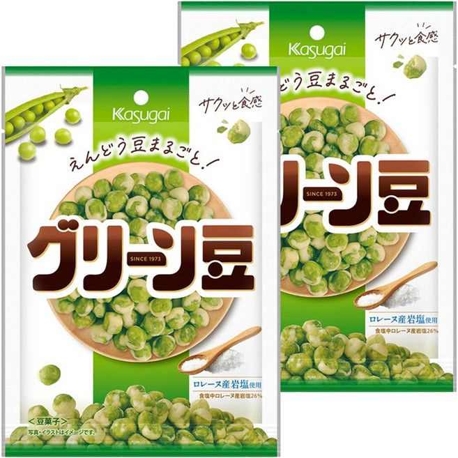 Kasugai 春日井 豆菓子 鹽味, 73g, 2包