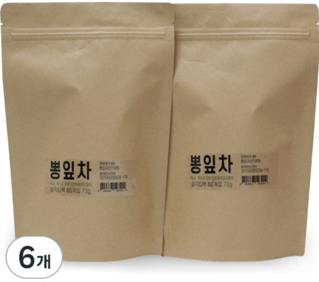 아이앤티 뽕잎차 삼각티백, 1.2g, 60개입, 6개