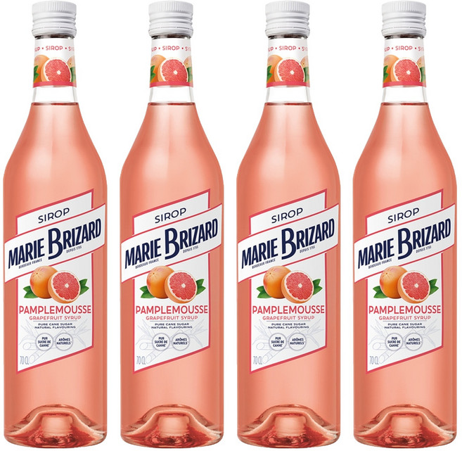 마리브리자드 자몽 시럽, 700ml, 4개