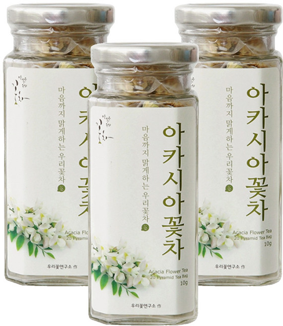 마음맑은우리꽃차 아카시아꽃 차, 500mg, 20개입, 3개