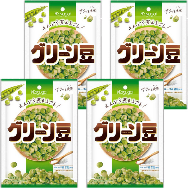 Kasugai 春日井 豆菓子 鹽味, 73g, 4包