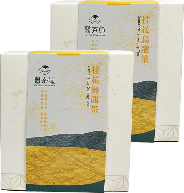 dr.tea ceremony 醫茶道 桂花烏龍茶, 3g, 10包, 2盒