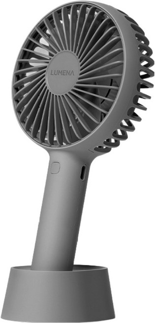 루메나 무선 휴대용선풍기, FAN PRO 4, 다크그레이