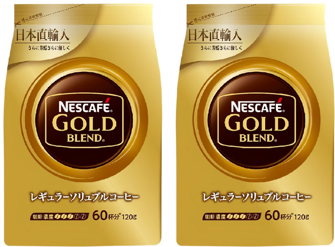 NESCAFE 雀巢咖啡 金牌 風味補充包, 微研磨, 120g, 2包