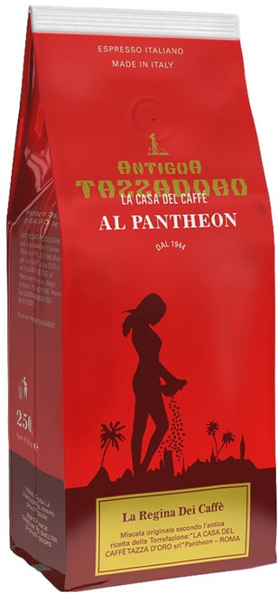 TAZZADORO 金杯咖啡 義大利咖啡豆 女王咖啡系列 250g 深焙 中南美洲阿拉比卡咖啡豆, 咖啡豆(無研磨), 1包