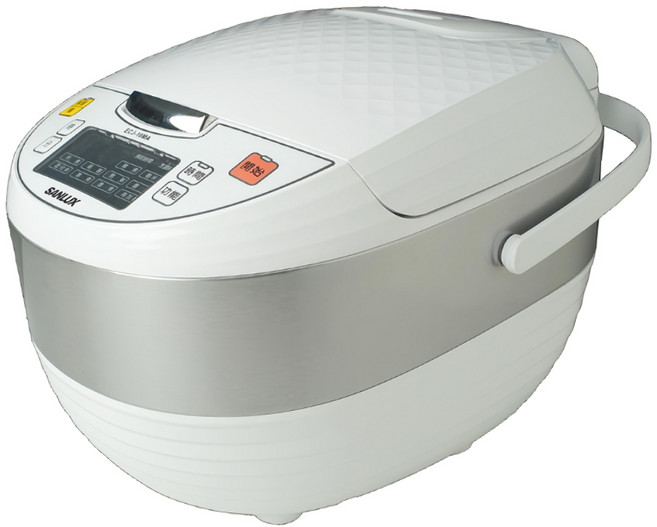 SANLUX 台灣三洋 微電腦電子鍋 10人用, 白色, ECJ-10MA