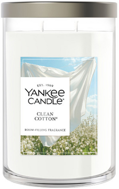 양키캔들 시그니처 라지 캔들, 클린 코튼, 567g, 1개