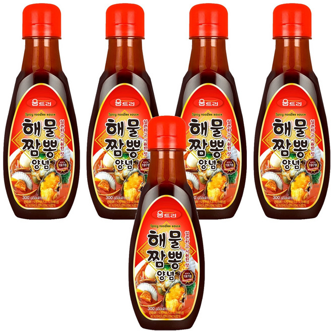 움트리 해물짬뽕양념, 300g, 5개