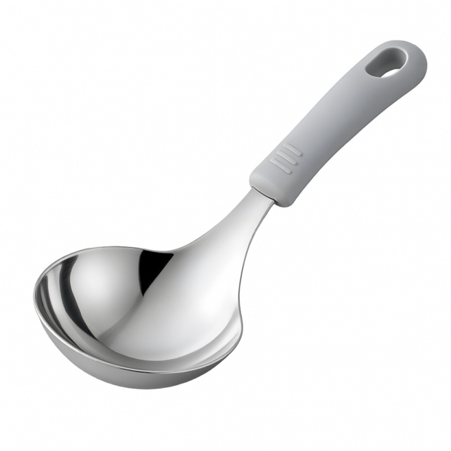 코멧 키친 304 스테인레스 미니 국자, 그레이, 1개