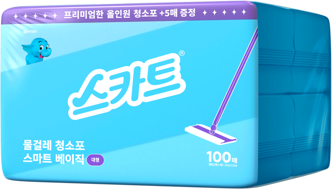 스카트 물걸레 청소포 스마트 베이직 대형, 1개
