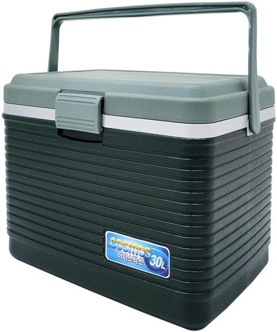 코스모스 레저용 아이스박스, 진녹색, 30L