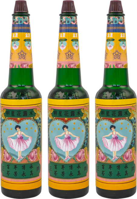 明星花露水, 3瓶, 300ml