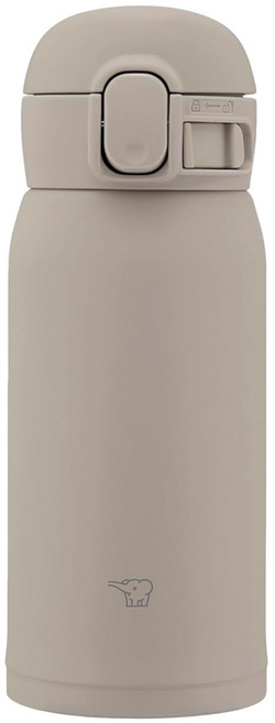ZOJIRUSHI 象印 不銹鋼真空保溫杯 SM-WS36, 卡其灰, 360ml, 1個