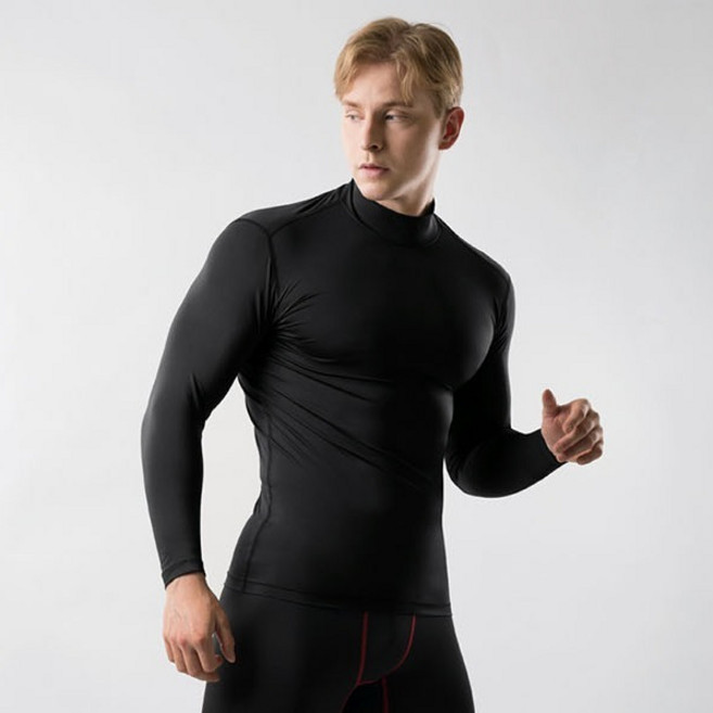 아르메데스 남성용 반목터틀 긴팔 무지테크핏 언더레이어 AR-53