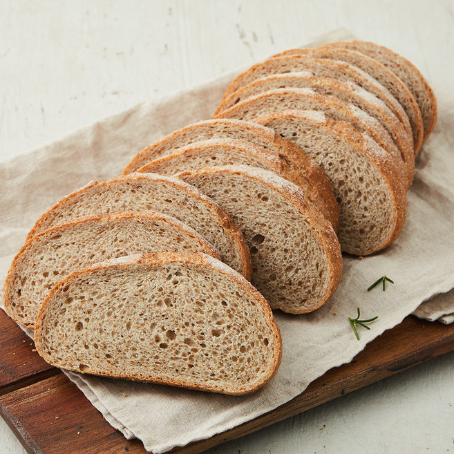 브로드카세 발효종 통밀깜바뉴, 620g, 1개입, 1개