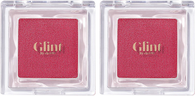 Glint 베이크드 블러쉬 블러셔 2.4g, 05 스트로베리 스모크, 2개