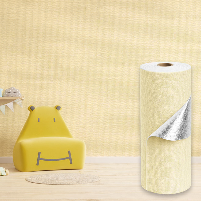 온아름 방수방습 3D입체 셀프 단열벽지, 라이트옐로우