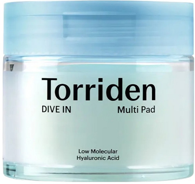 Torriden 官方直營 5D微分子玻尿酸多效保濕棉片, 80片, 1罐