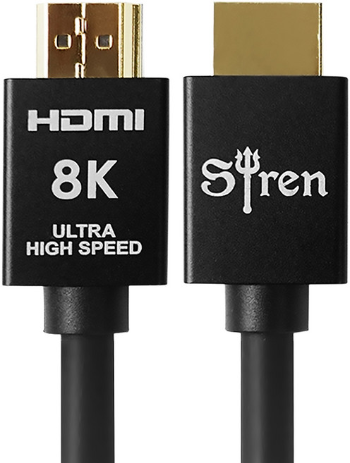 Siren 賽倫 8K HDR 高解析影音傳輸線 48Gbps 傳輸頻寬 適用於PS5/Xbox Series X/8K UHD TV/家庭劇院等, 2m, 1條