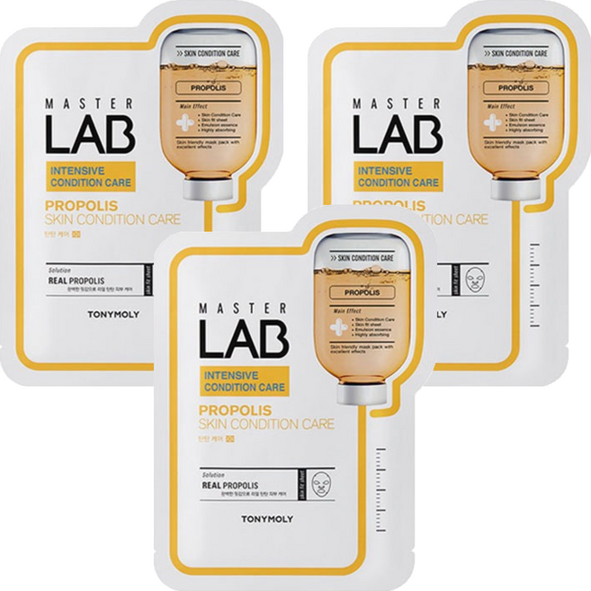 토니모리 마스터 랩 프로폴리스 마스크 시트, 3개, 1개입