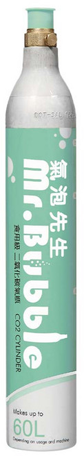 Mr.Bubble BubbleSoda 氣泡水機專用食用級二氧化碳氣瓶 60L MB-888