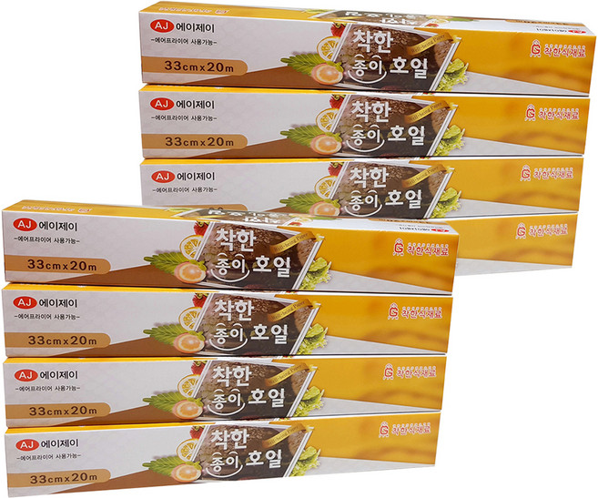 착한식재료 종이호일, 20m, 1개, 8개
