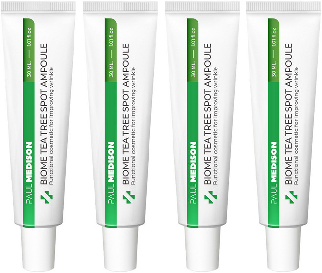 폴메디슨 바이옴 티트리 진정 스팟 앰플, 30ml, 4개