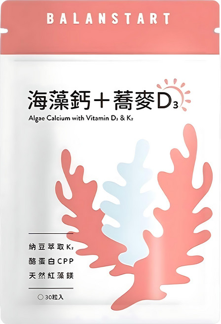 永豐 人可和 海藻鈣蕎麥D3, 30顆, 1入